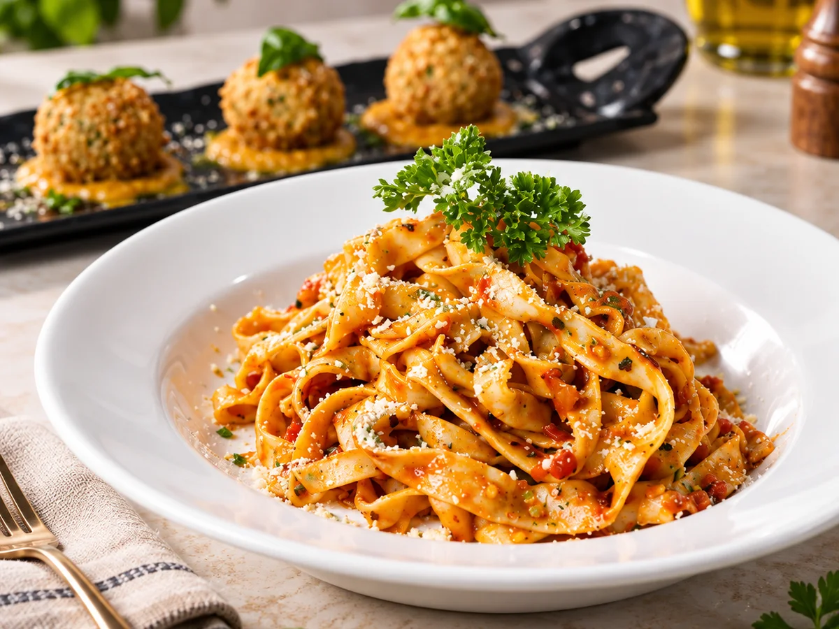 Pasta preparation Pasta preparation — illustrative culinary photography