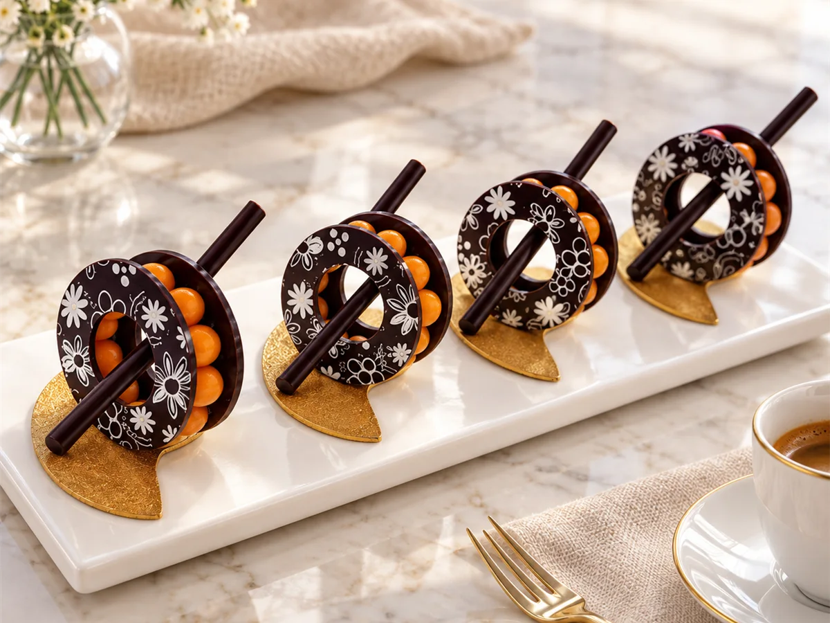 Individual pastry presentation — illustrative culinary photography
