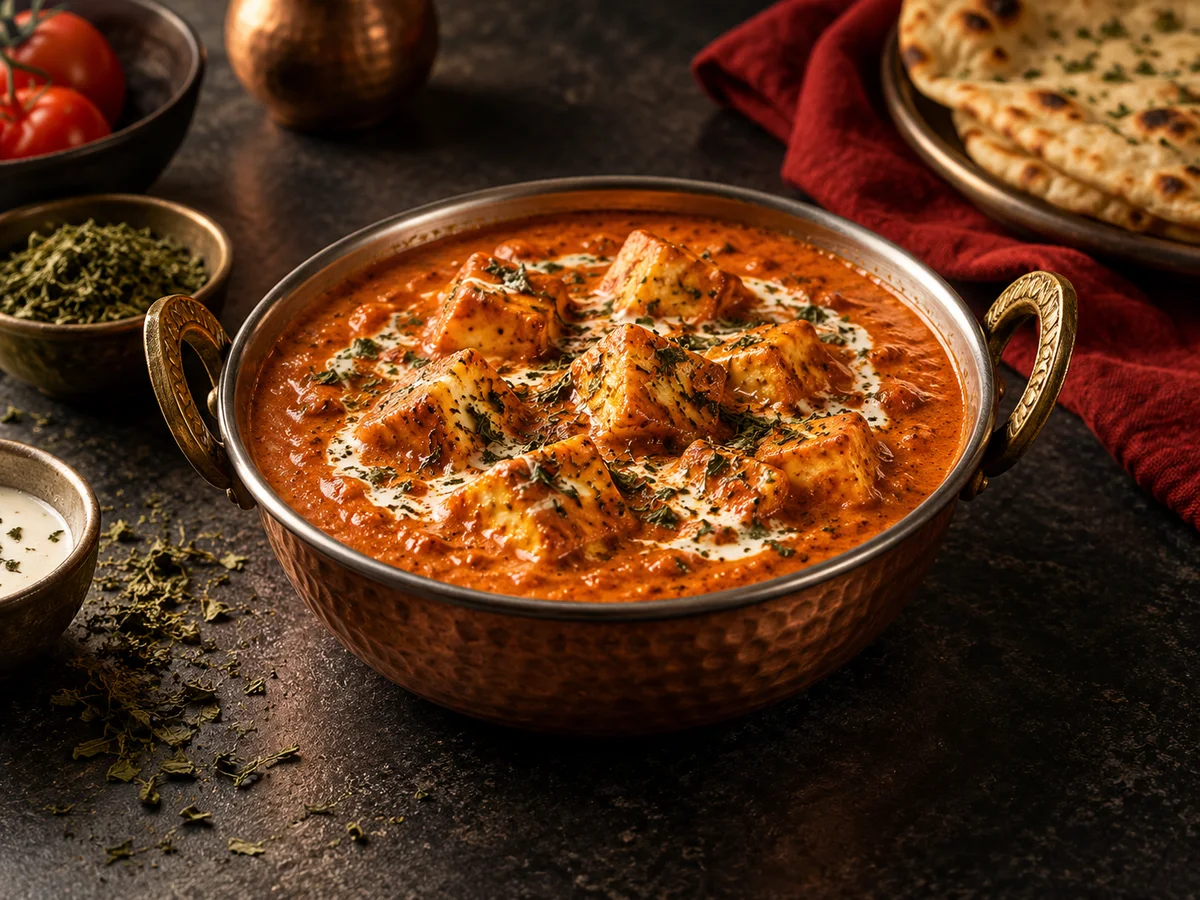 Paneer makhani Paneer makhani — illustrative culinary photography
