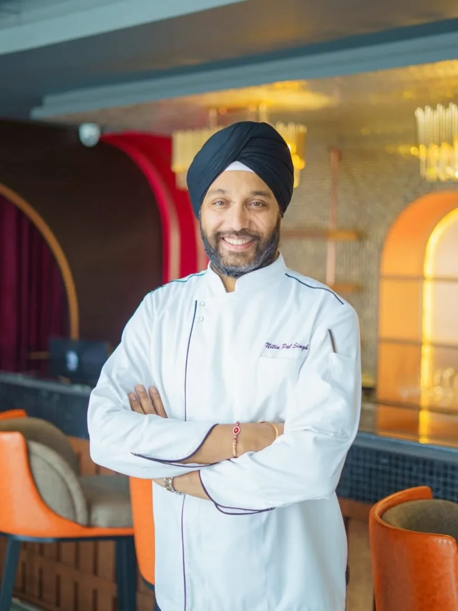 Actual portrait of Chef Nitin Pal Singh