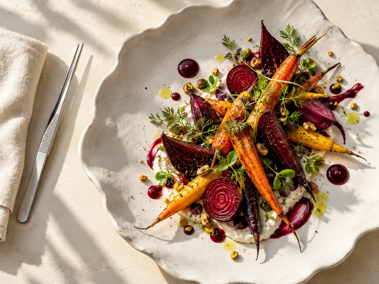 Illustrative contemporary plating